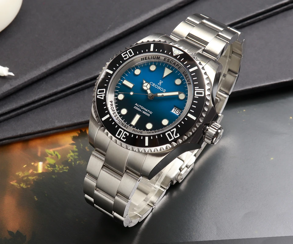 時計 CRONOS automatic Cronos Automatic Diving Watch 2000M Water Resistant NH35