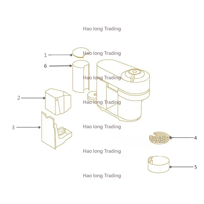 네스프레소 버츄오 팝 캡슐 커피 머신에 적합한 물 탱크 커버 액세서리