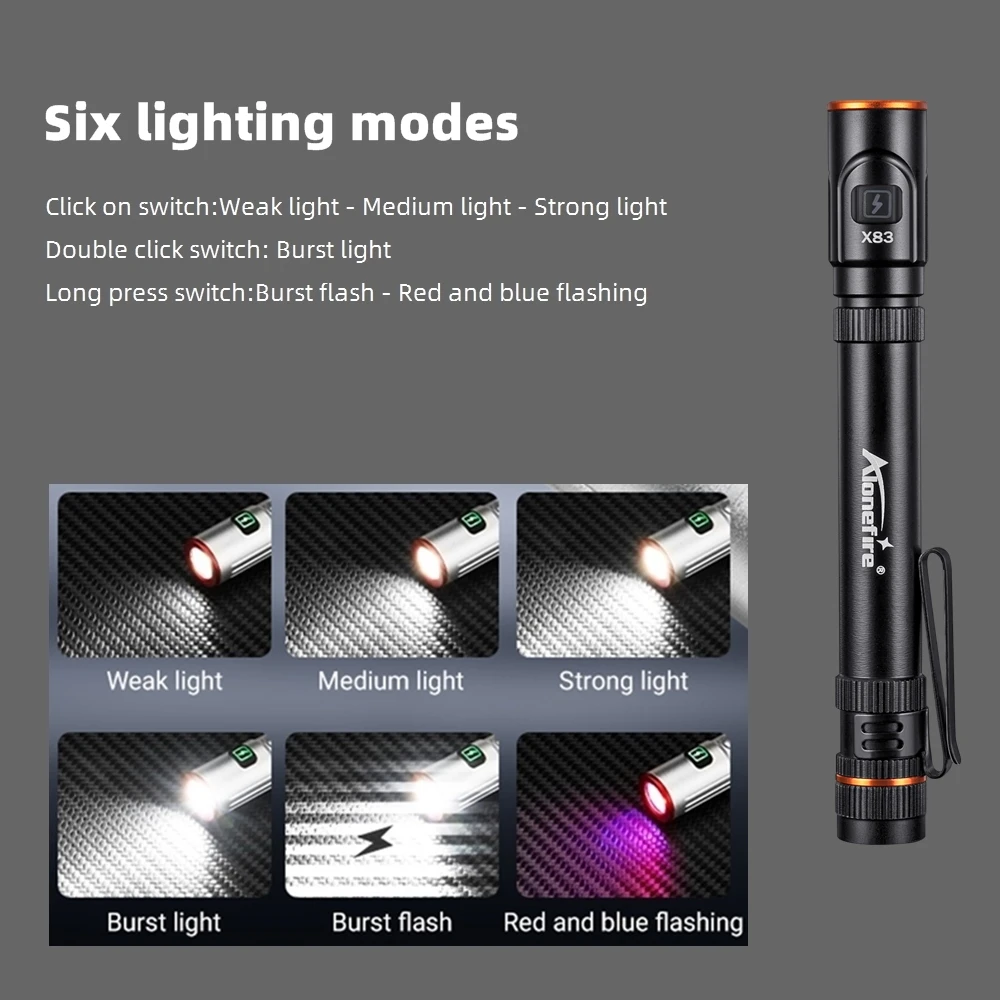 brightest pen flashlight rechargeable Streamlight Stylus Pro USB Momentary and constant WUBEN Pen Flashlight | Brightest