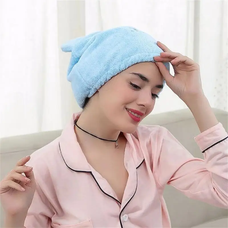 Dry Hair Towel Dry Hair Cap Not Stuffy Convenient Strong Water Absorption Superfine Fiber Quick Dry Luxury Microfiber Towels