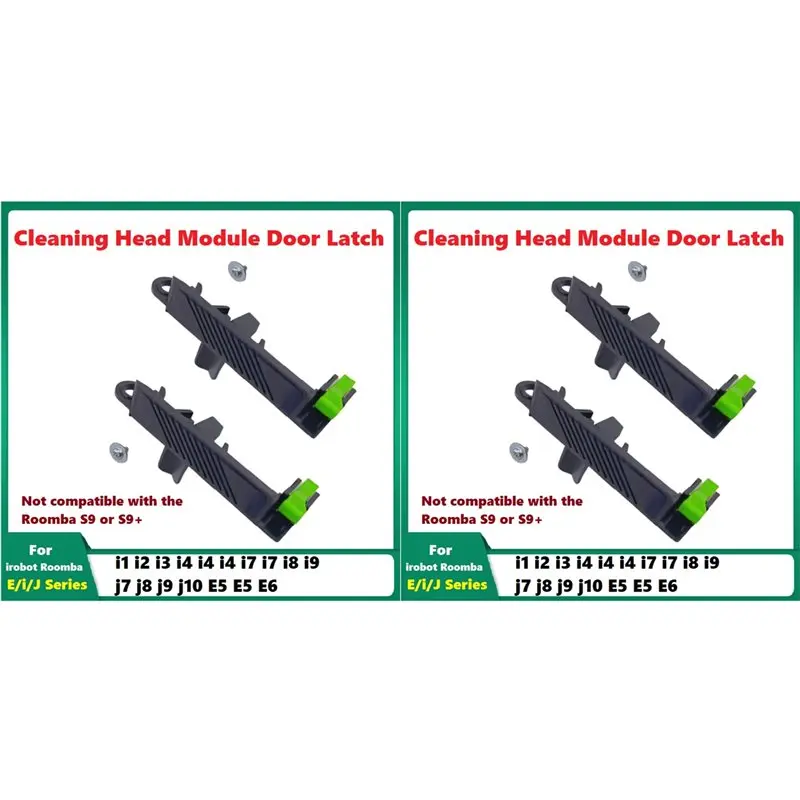 

Комплект из 4 дверных защелок B14C для модуля чистящей головки Irobot Roomba I1-I10, E5-E6, а также для вакуумных насадок J7-J10