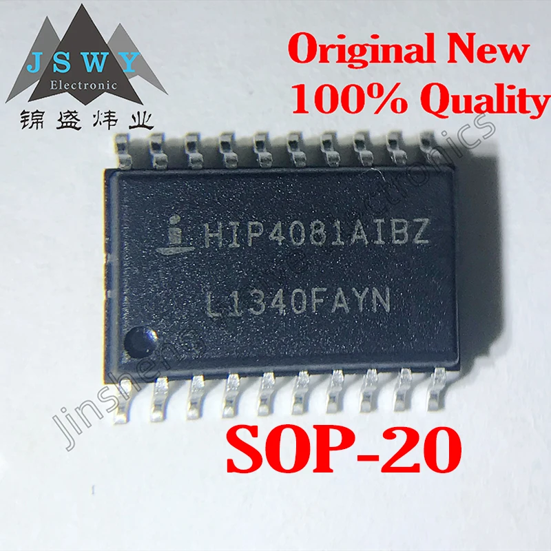 HIP4081AIBZ HIP4080AIBZ HIP4081 high frequency full-bridge FET driver SMD SOP20 100% brand new and genuine 10PCS free shipping