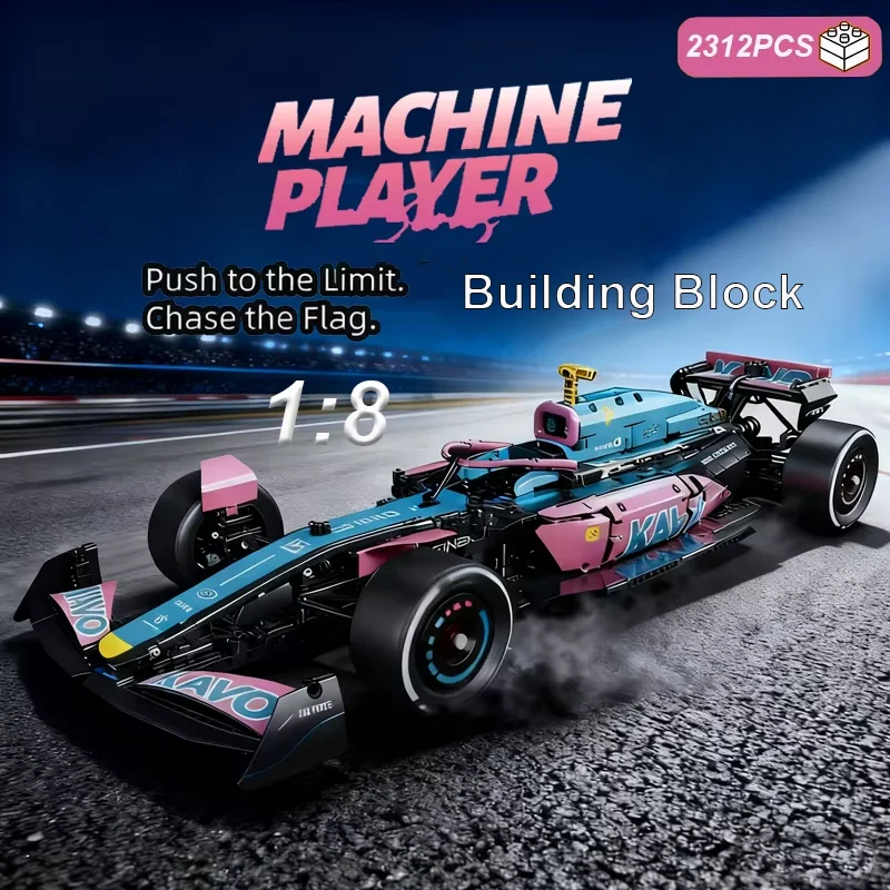 

Classic Performance 2312pcs Building Block Super Sports Car MOC DIY Assembly Model Set Kids Teens Collectible Vehicle Brick Gift