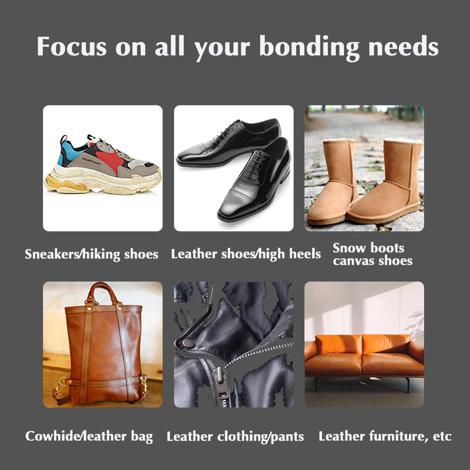 60 ml doorzichtige schoenreparatielijm Geurarme sterke lijm Zachte harsschoenlijm voor het bevestigen van versleten schoenen of laarzen Super stabiliteit