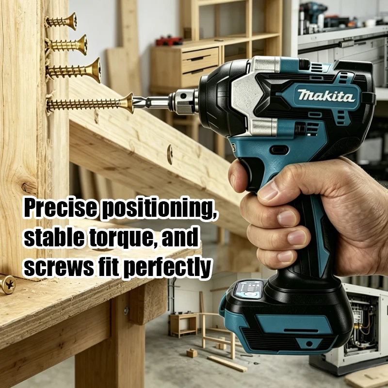 

Ударный гайковерт Makita 18V DTW400 450Нм, бесщеточный, 1/2 дюйма, электроинструмент ﻿ Беспроводная электрическая дрель-шуруповерт с регулировкой крутящего момента