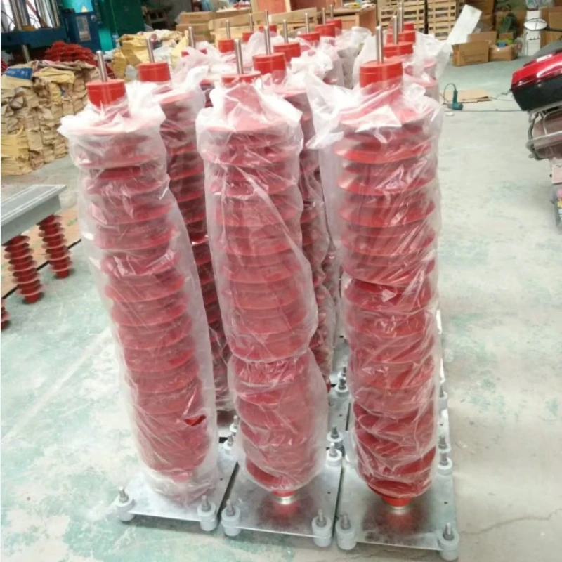 HY10WZ-102/266 110KV high voltage composite silica gel zinc oxide arrester, power station type