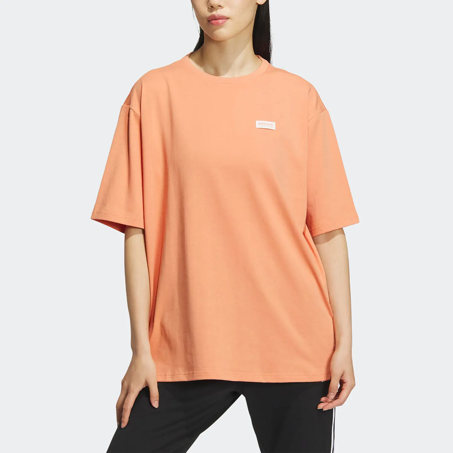 

Adidas official genuine Three Stripes summer new women's sports short-sleeve T-shirt IK8613