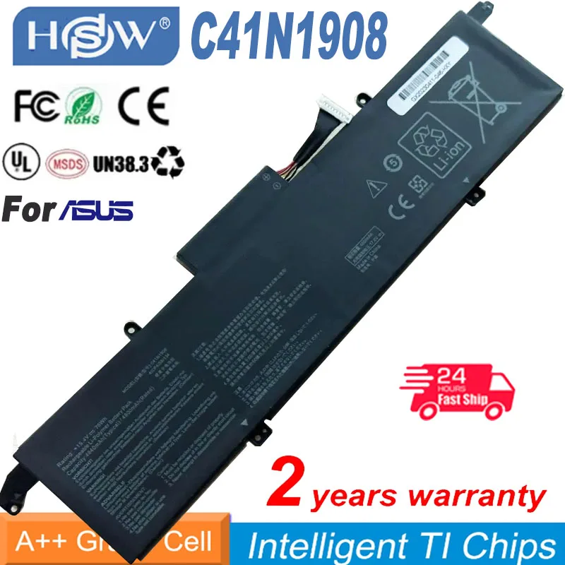 76Wh C41N1908 C41Pq05 Battery For ASUS ROG Zephyrus G14 GA401 GA401i GA401ih GA401q GA401qh