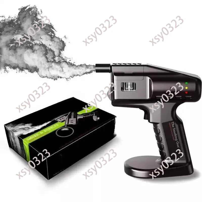 Molecular Gastronomy Smoke Bubble Gun, Cocktail Smoker Foam Maker for Bar & Cuisine Cooking