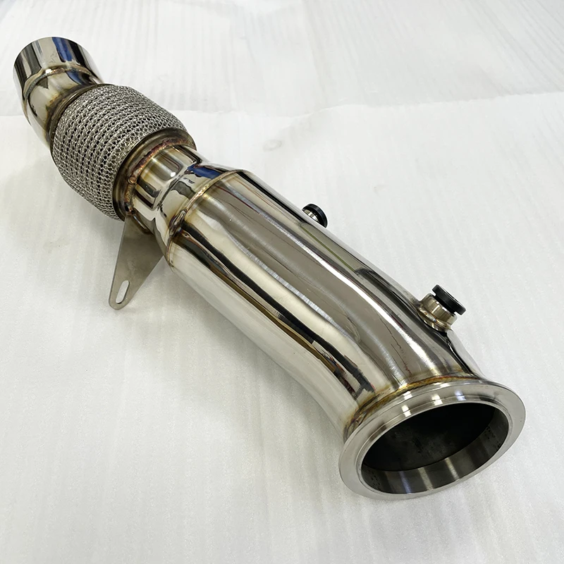 Downpipe ท่อสําหรับ N55 2015 F10 F11 535i 535ix/2015 F07 535i GT 535ix/2016 F12 F13 640i F06/2014-19 F15 F16 X5 X6 35iX