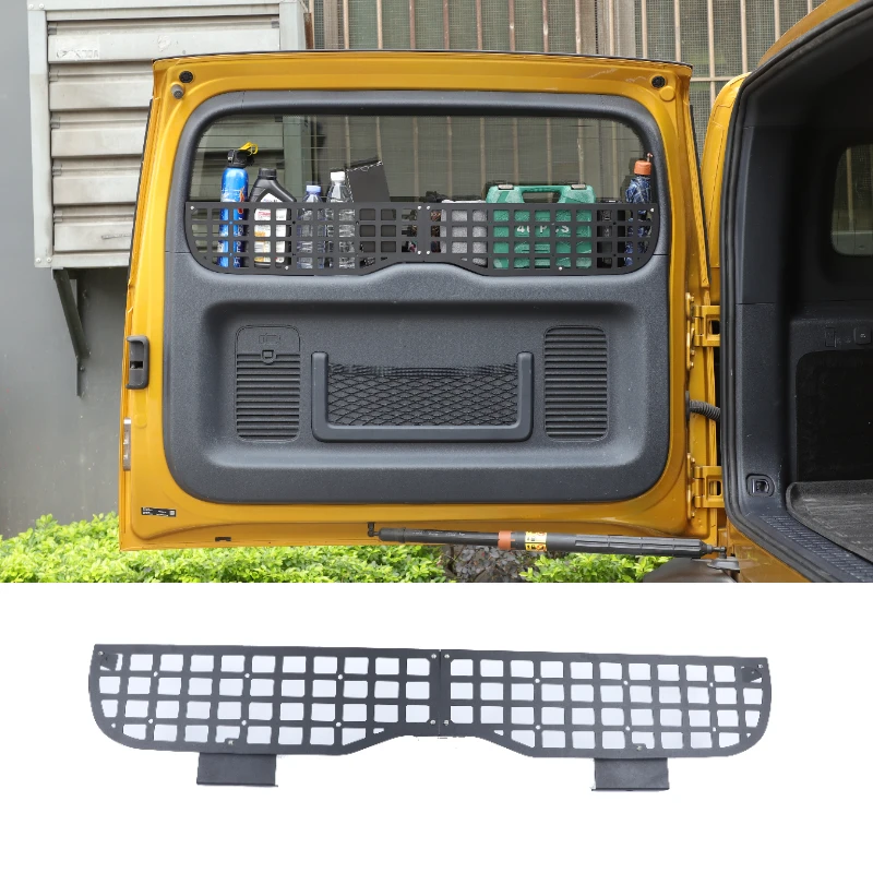 

For BYD Formula Leopard 5 2023-2025 Aluminum Alloy Black Car Tailgate Window Storage Fence Panel Interior Car Accessories