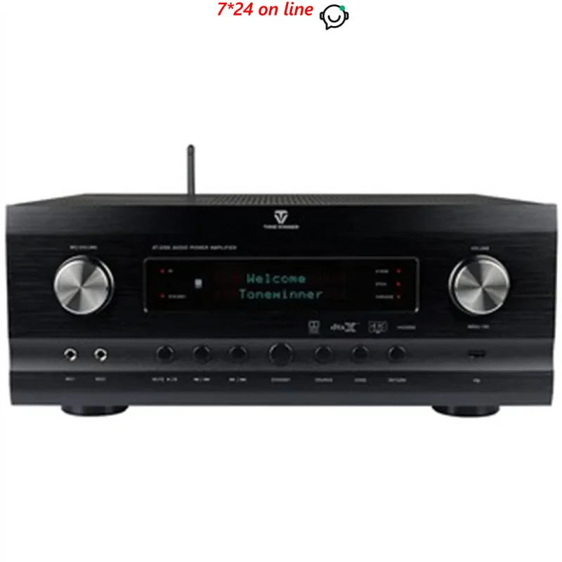 승자 AT-2300 7.1. 4 돌비 파노라마 사운더 파워 앰프, 전문 고출력 섀도우 K 올인원 머신, 극장 230Wx7