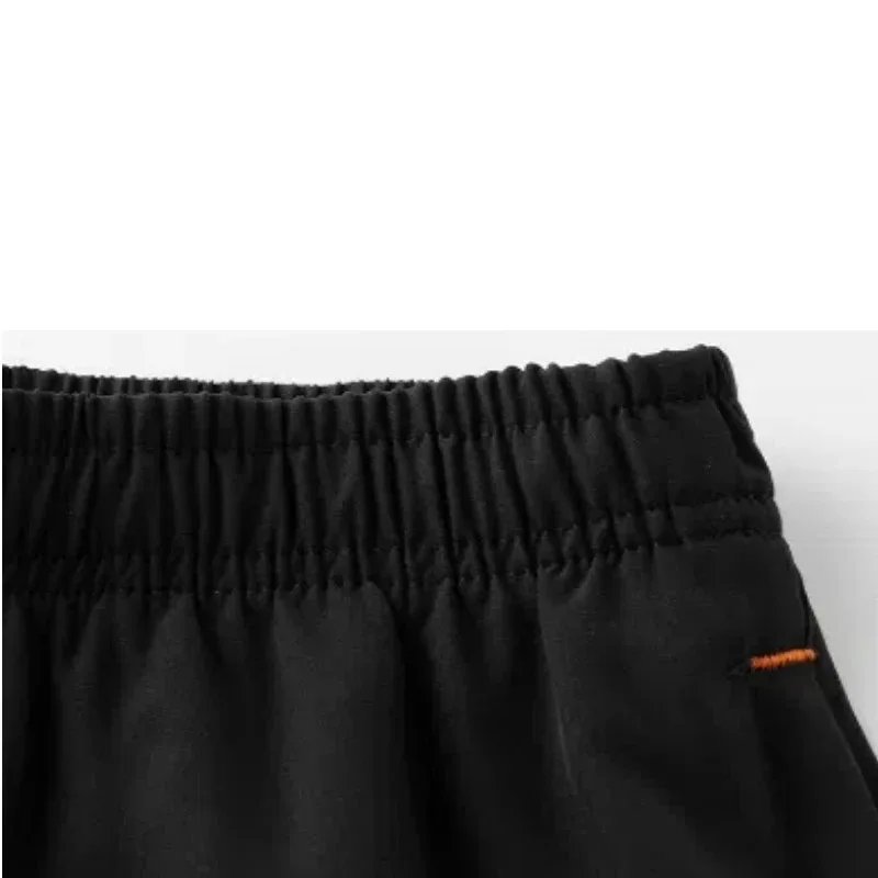 Summer Ice Silk Quick Dry Cropped Pants Men s Athleisure Shorts Men s Loose Breathable Beach Pants Men s Plus Size Shorts