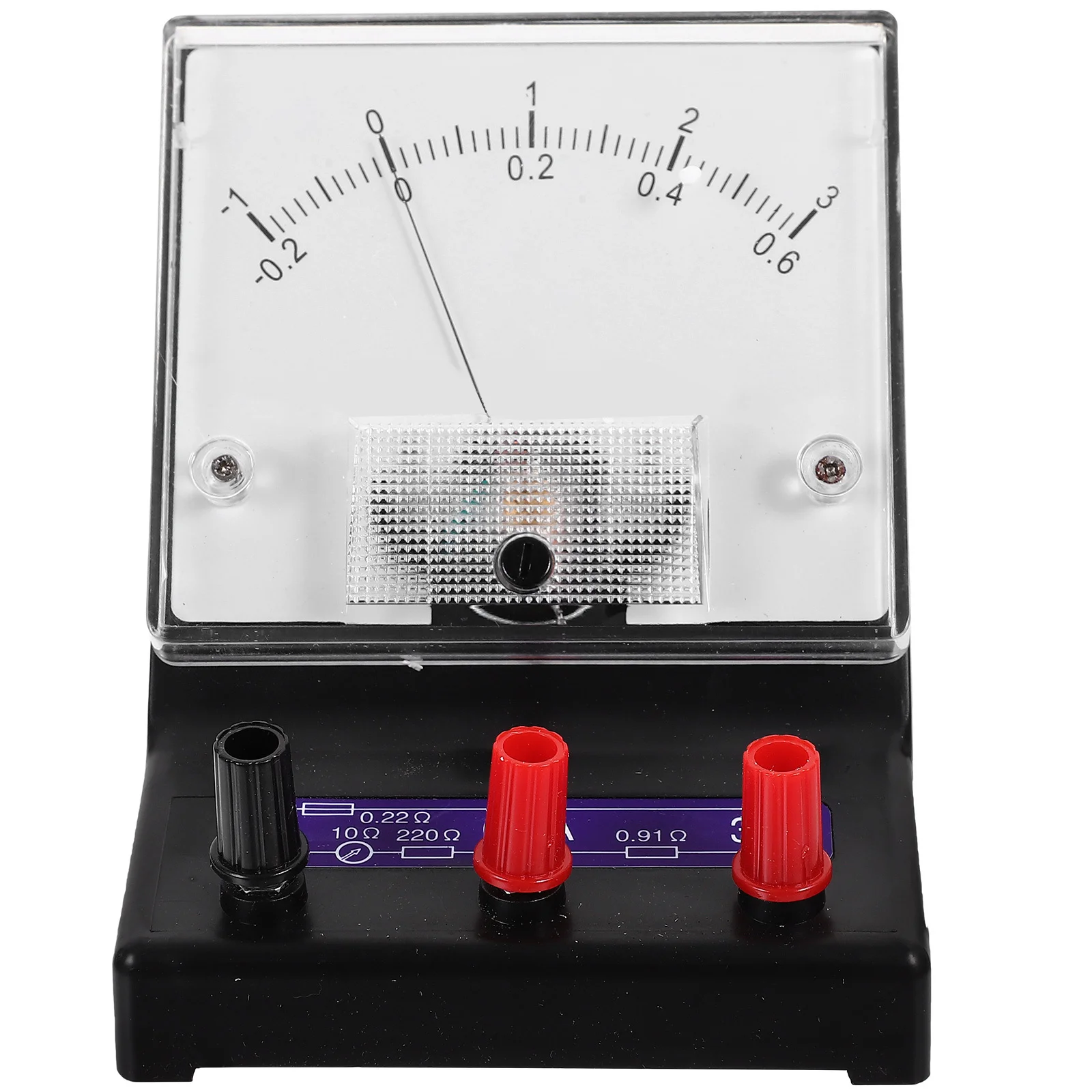 

1pc Current Ammeter Metal Plastic Electricity Experiment Apparatus For Physics Laboratory Kids Learning Tool Instrument