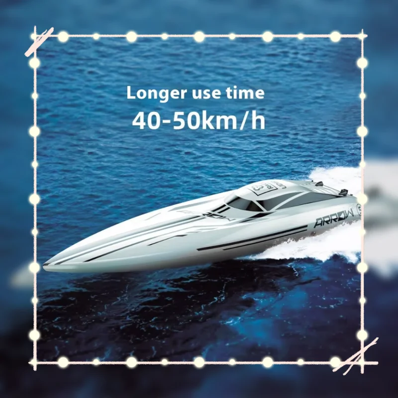 

RC Udiud903 High-Speed Brushless Motor Remote Control Boat Large Version Nautical Model Toy For Outdoor Swimming Pool Lake Ocean