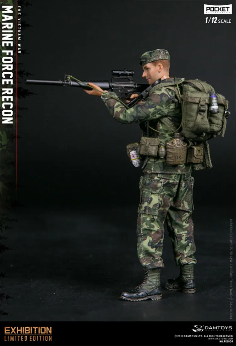 DAMTOYS DAM PES009 1/12 Male Soldier U.S. Marine Corps Full Set 6'' Action Figure Model Toy In Stock