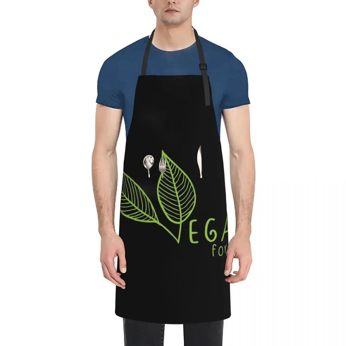 

Funny Vegeterian Vegan For Life Apron kindergarten teacher with personal logo Apron