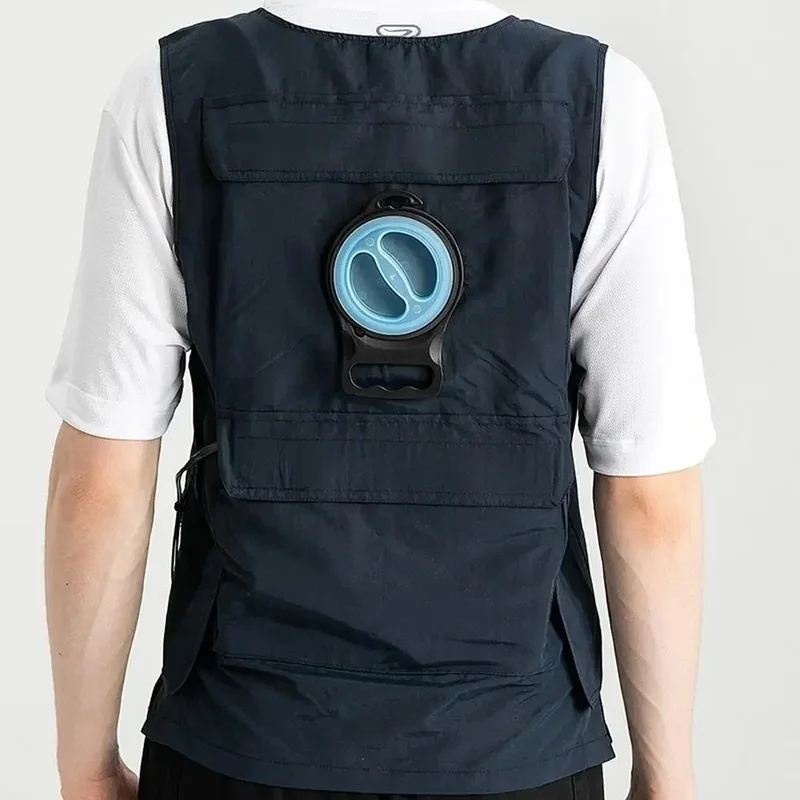 Imagem -02 - Circulação de Água Ajustável Apertação Ice Vest Atividade ao ar Livre Vest Cooling Vest Poliéster Tpu Auto Sucção Bomba Dropship