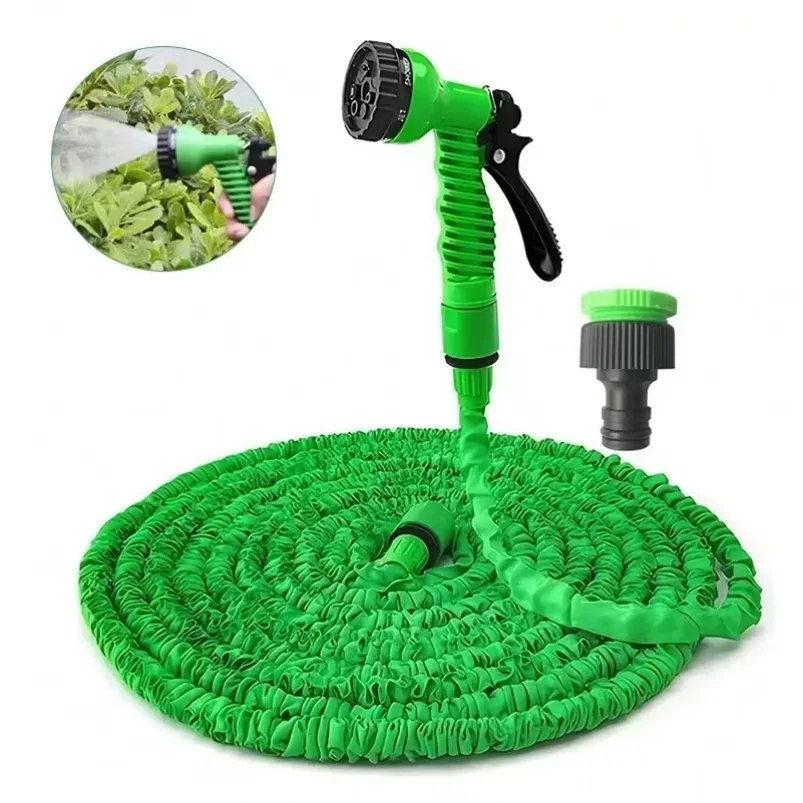 Tuyau magique rétractable, dispositif de lavage de voiture à haute pression, pistolet à eau, tuyau d'arrosage de jardin domestique, eau de jardin