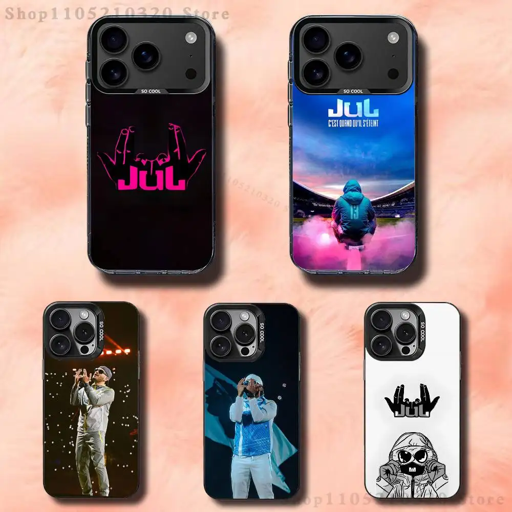 

Rapper J-JUL Phone Case For iPhone 17,16,15,14,13,12,11,Pro,Max,Plus,E,Air,Mini Black Tpu Cover