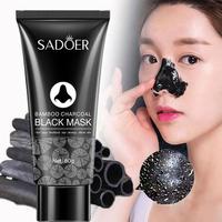 Blackhead Removal Face Mask Unisex Nose Mask Bamboo Charcoal Pores Dirt Remove T-zone Deep Cleansing Peel-Off Mask Skin Care