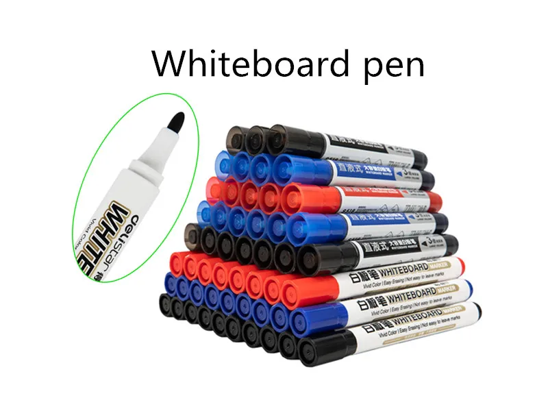 

5 PCSDeli whiteboard pen water-based erasable traceless classroom office whiteboard pen easy to wipe 2mm writing pen