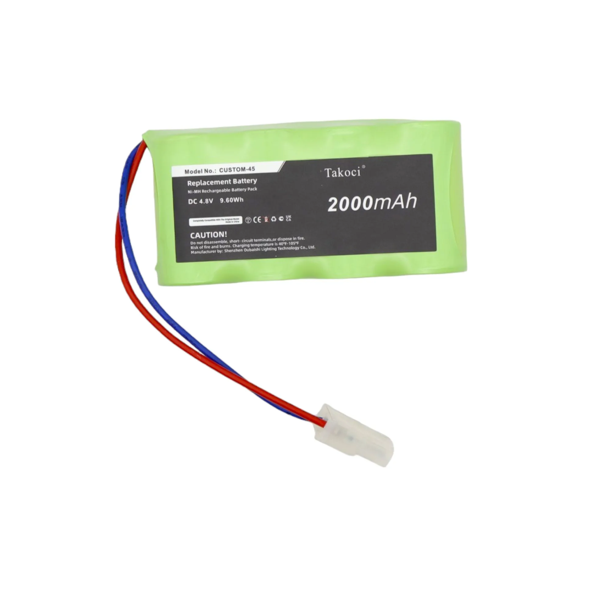 

Replacement Battery 2000mAh for Lithonia ELB0502N, ELB4714N, ELB4814N, ENB048015 CUSTOM-45, 4PH56, 5YB73, ELB 4814N
