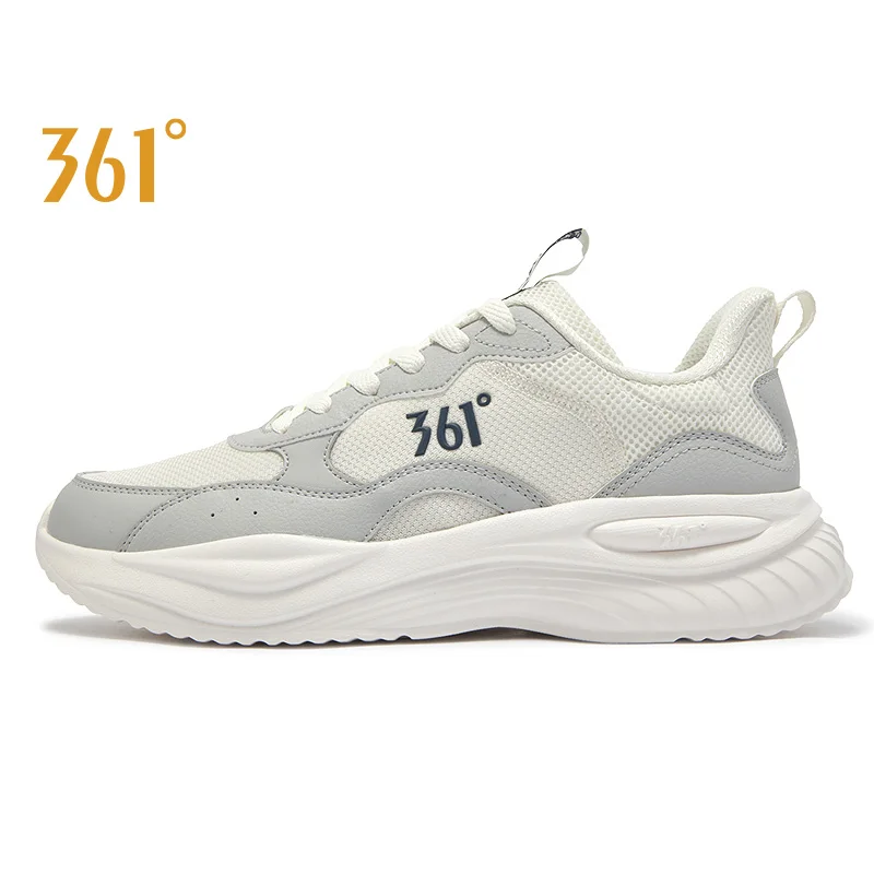 

361 Degrees Men's Running Shoes Autumn Leather Durable Lightweight Shock-absorption Fitness Commuting Sneakers Male 672516710F
