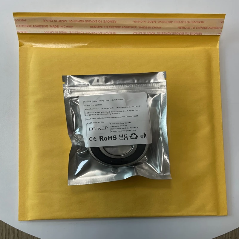 1 STKS Lager 6200 6201 6202 6203 6204 6205 2RS RS 6200RS 6201RS 6202RS 6205RS Chroomstaal Groefkogellagers