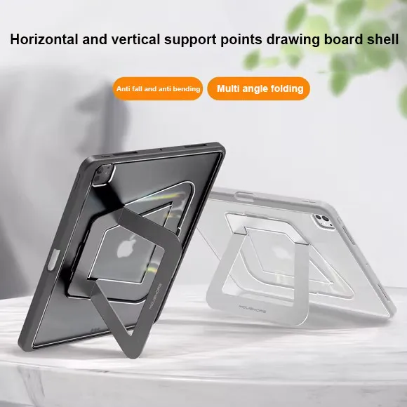 

Чехол с гнездом для ручки для iPad Pro 12.9 Air 13 2025 Pro 13 11 11th Gen A16 Air 6 5 4 10,2 9th 8th 7th Mini 7 6 Чехол с защитой от изгиба