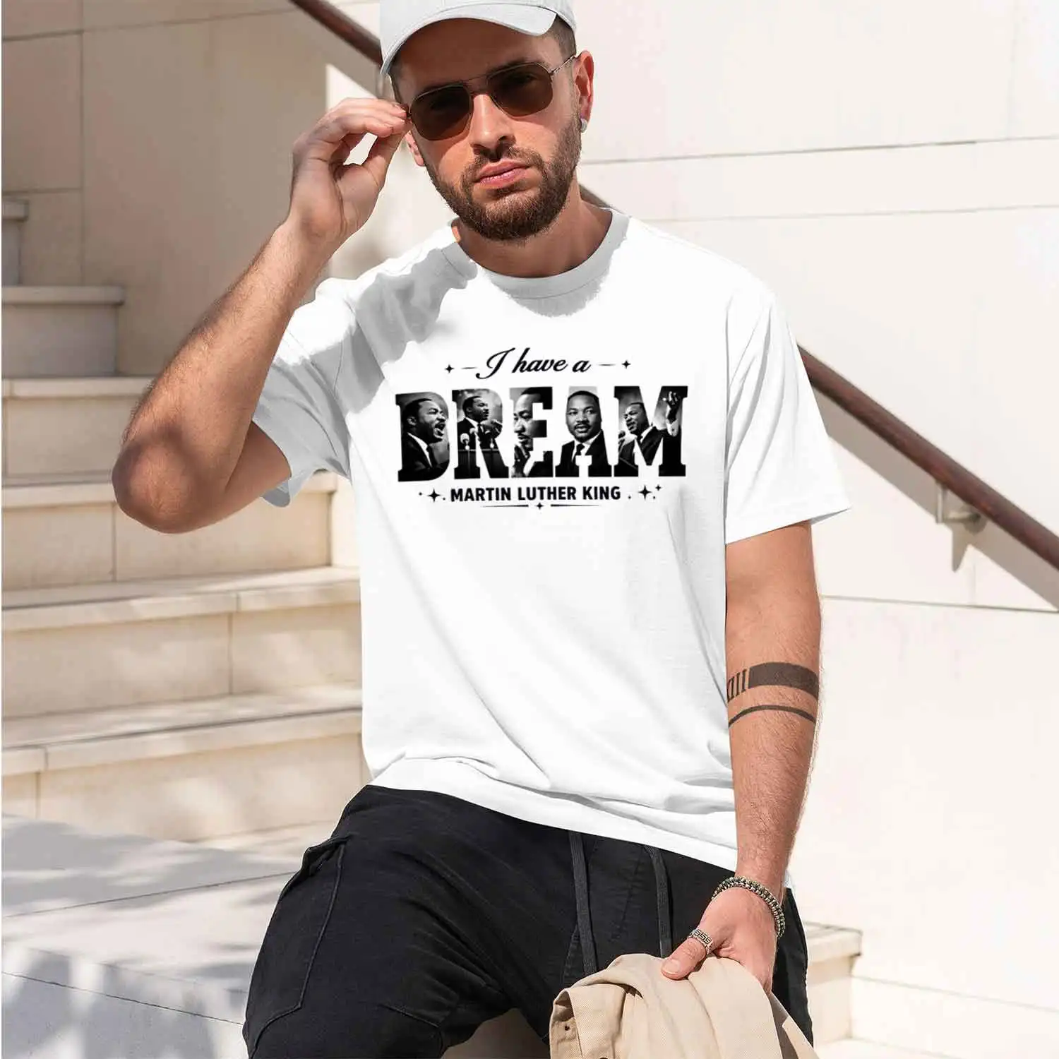 Min Luther King T-shirt History Month Tshirt MLK Juneteenth Tshirt I Have A eam Graph Tees Men Women Casual T Shirt 2026 New Mod