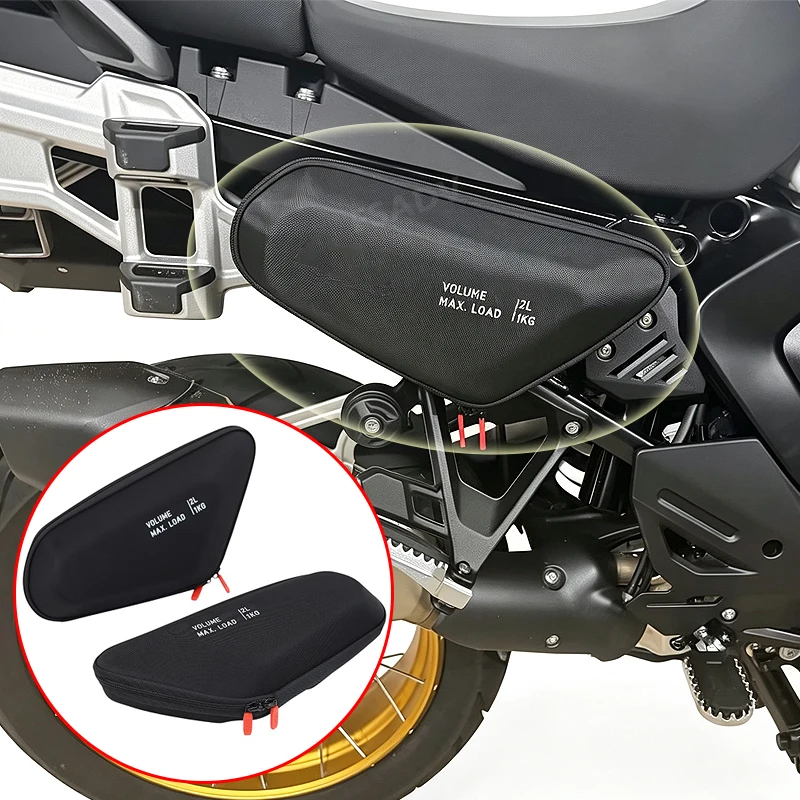 Motorcycle Side Frame Bag Storage Package Bags Waterproof Bag For BMW R1300GS Adventure R 1300 GS ADV R1300GSA 2024 2025 2026