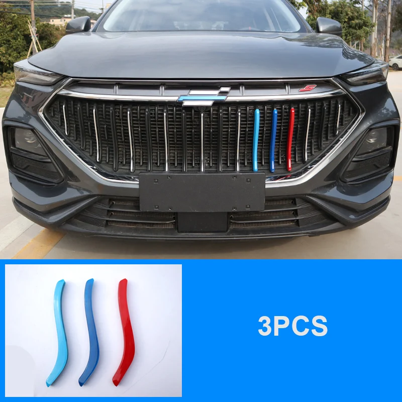 3pcs For Changan OSHAN X5 2021 Triband Front Grille Decorative