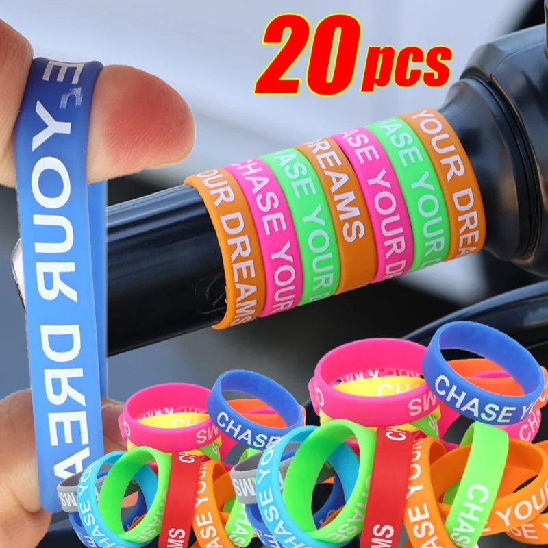 

30 мм разноцветный рукав на руль, силиконовый нескользящий рукав на руль электромобиля, нескользящие кольца, водонепроницаемые, дышащие, 1-20 шт.