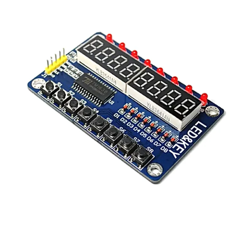 TM1638 Key Digital Tube LED Display Module 8 Bit Digital Tube/LED/key  For AVR Arduino