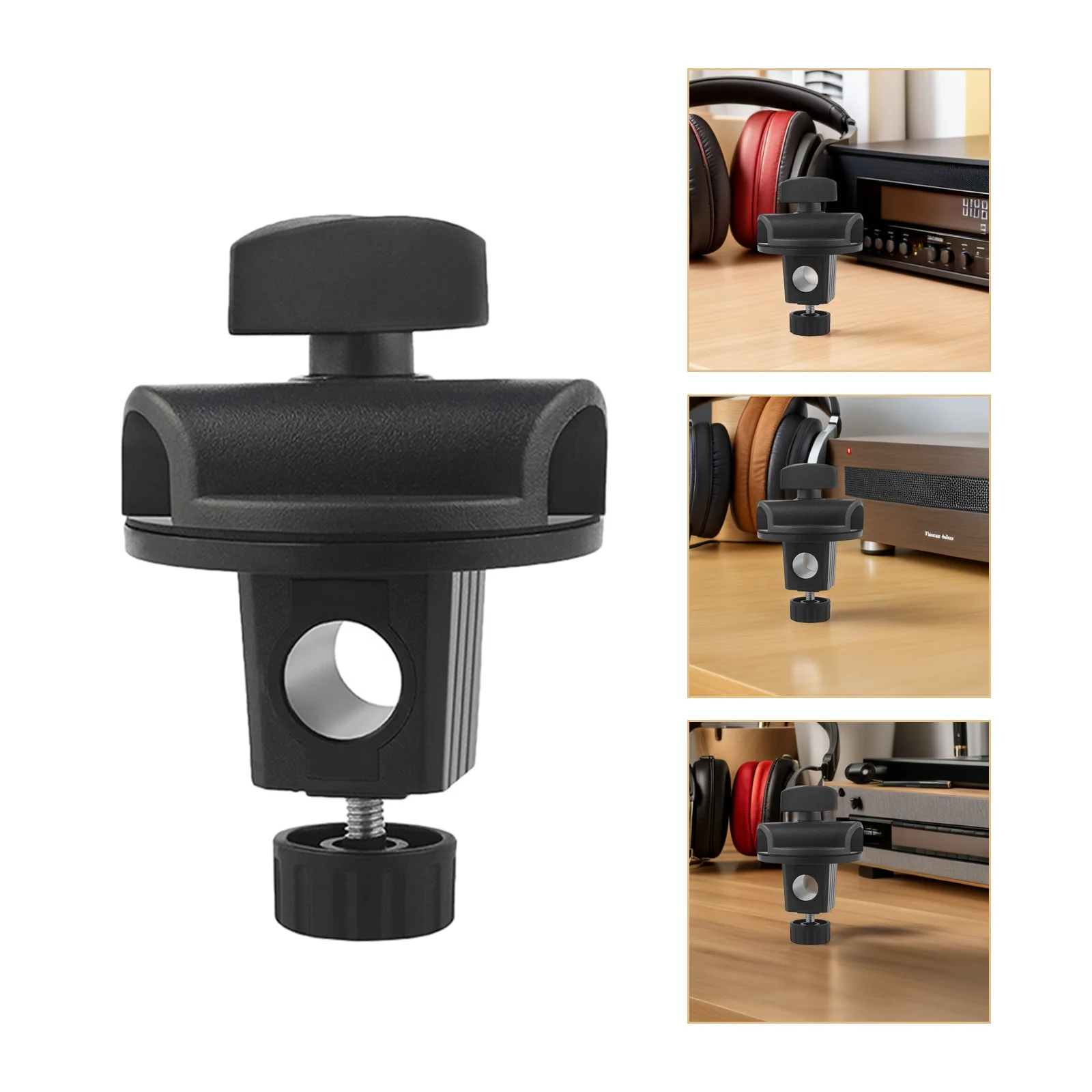 

Microphone Crossbar Arm Universal Clips Adjustable Buckle 15mm Boom Stand Adapter Mic Accessories Sturdy Rust Prevention