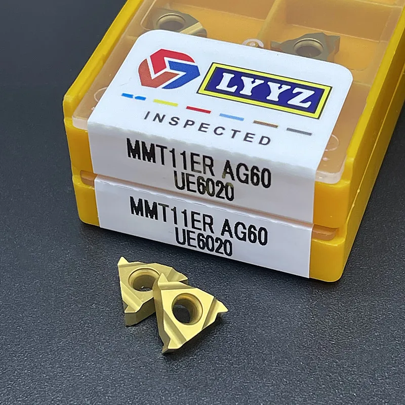 Mm t11er mmt11ir ag60 vp15tf/us735/ue6020スレッドカッティングツール超硬インサートcnc旋盤工具工作機械