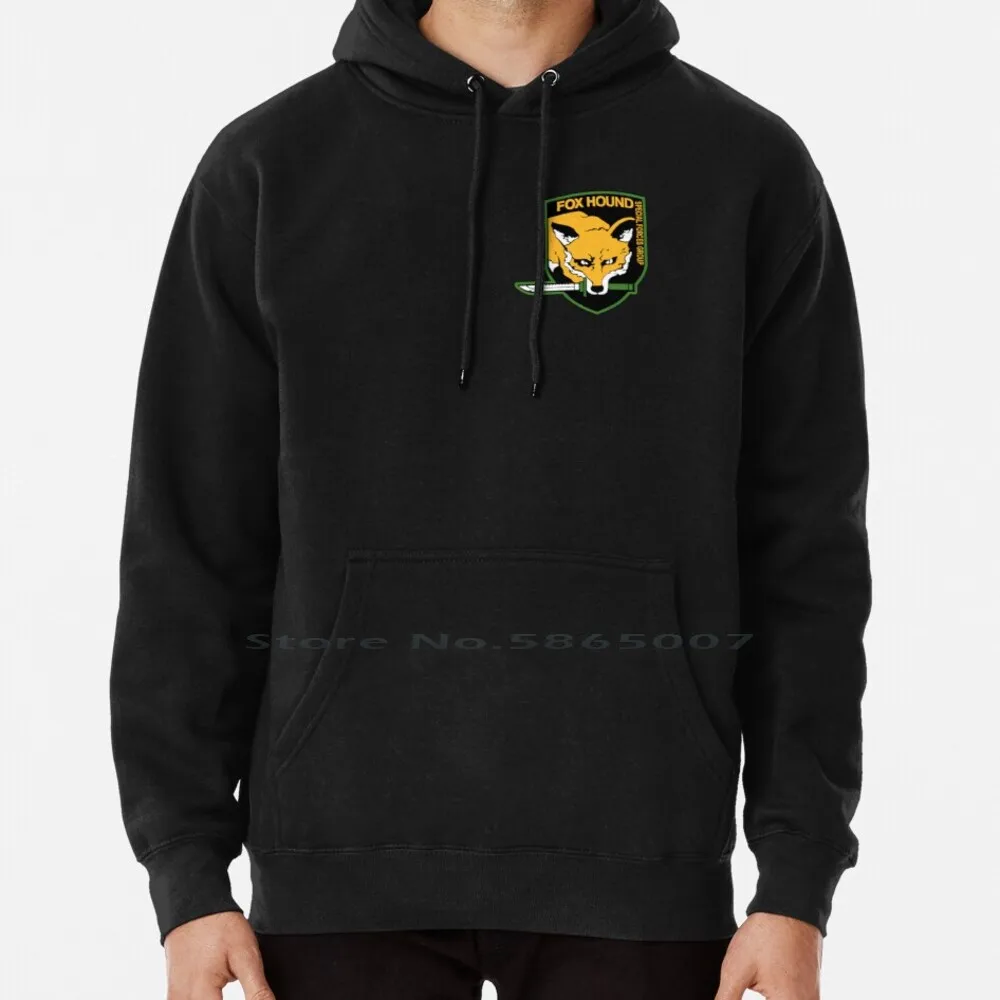 

Metal Gear Solid-Fox Hound Emblem Hoodie Sweater 6xl Cotton Fox Kojima Productions Kojipro Metal Gear Solid Mgs5 The Phantom