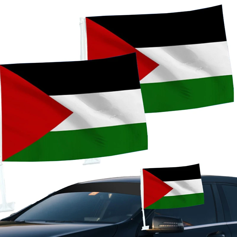 علم إسرائيل على الوجهين مع سارية العلم ، 12 × 18 بوصة ، مقاوم للأشعة فوق البنفسجية ومقاومة للبهتان ، علم وطني بألوان زاهية ، جديد #2