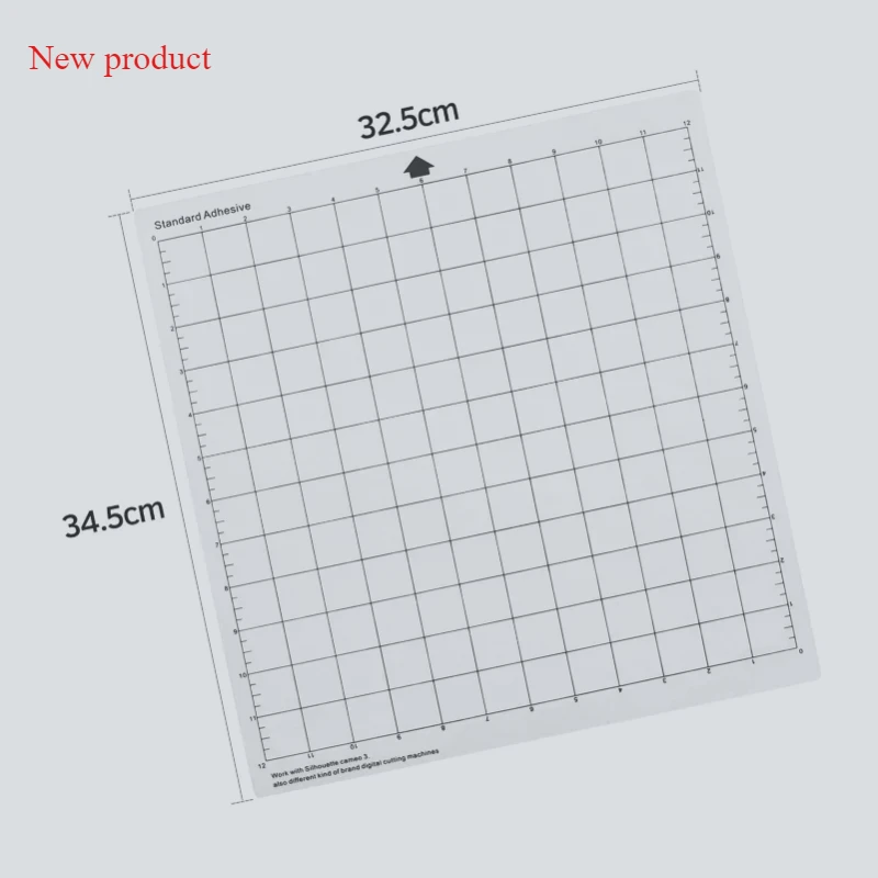 Tapete de corte de grade de 12 x 12 polegadas para substituição de camafeu de silhueta
