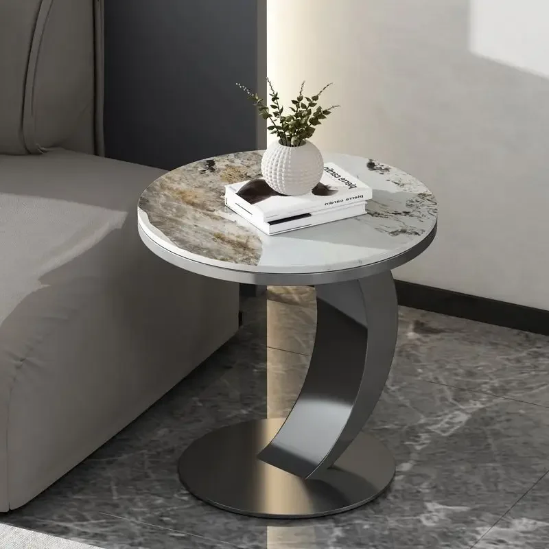 Nordic End Table Living Room Sofa Table Round Corner Tables Luxury Marble Nesting Tables Creative Design Furniture