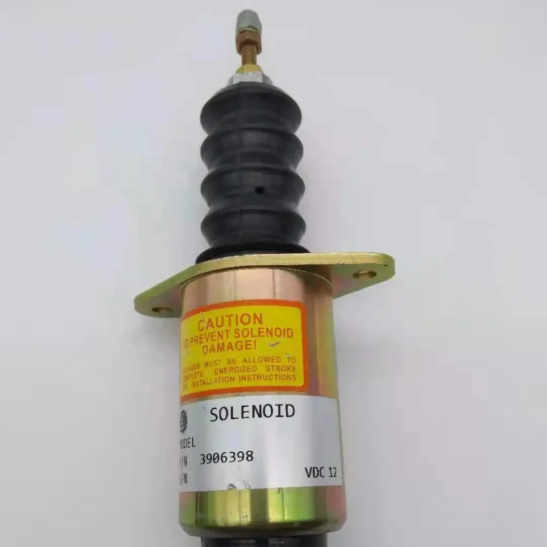 SA-3151-12 3906398 Stop Shutdown Shut-off Solenoid Valve 12V Fits Excavator 6CT8.3-G Diesel Engine