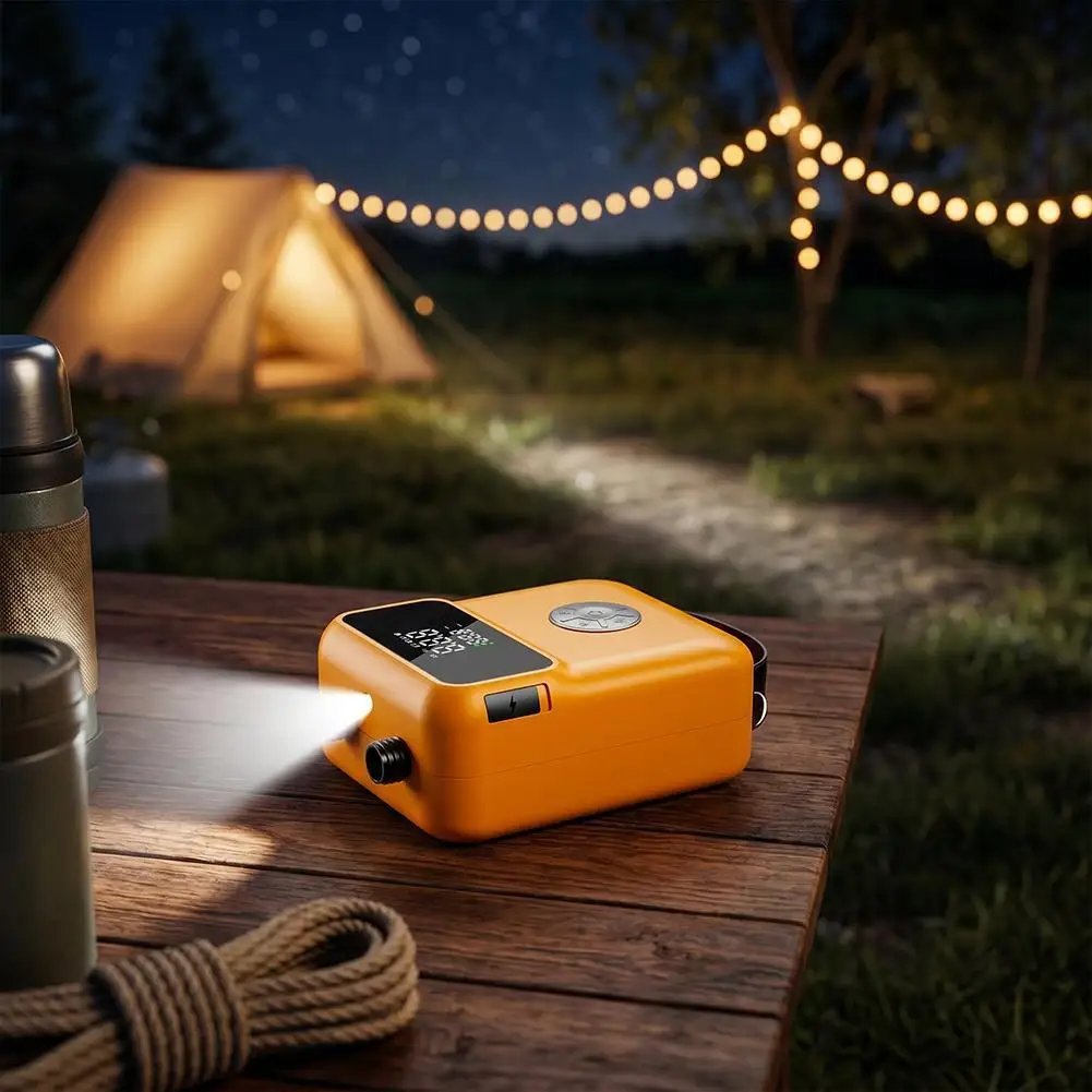 High-Pressure 20PSI Rechargeable SUP Air Pump 4000mAh Multi Kinetic Yacht Paddle Inflator Pump Water Sport With Digital Display