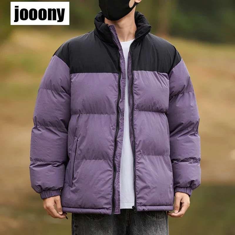 

Down Jacket Man Woman 2023 Winter Solid Warm Heavy Hooded Puffer Fashion Harajuku Simple Unisex Versatile Coats Goose Feather