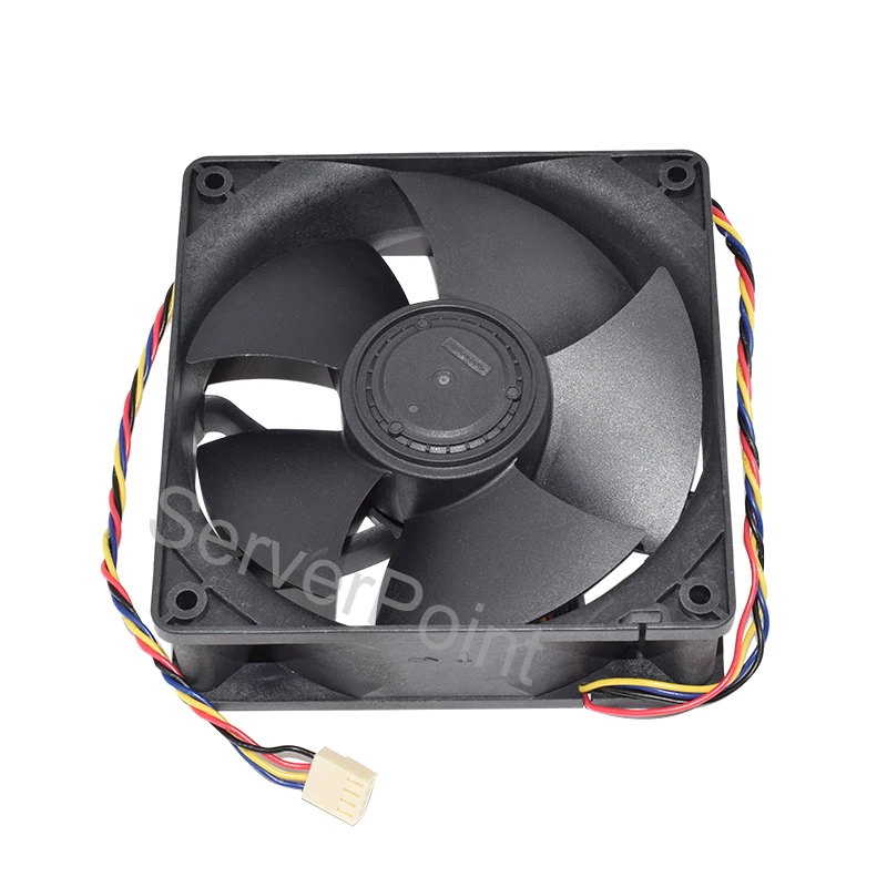 Genuine New 12V 1.85A V12E12BS1B5-07 12038 120*120*38mm four-Wire with temperature control fan