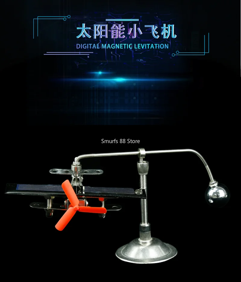 Solar Energy Small Plane Scientific Demonstration Product Teaching Demonstration Hobbies Birthday Present