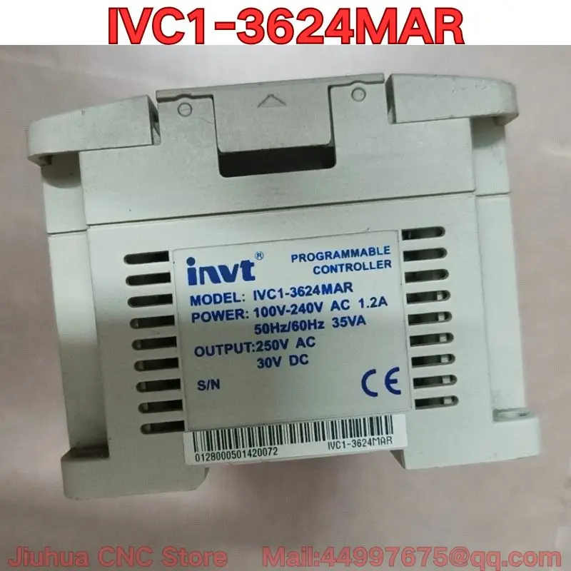 Second-hand IVC1-3624MAR PLC controller functional test is normal The latest quotation for 2026