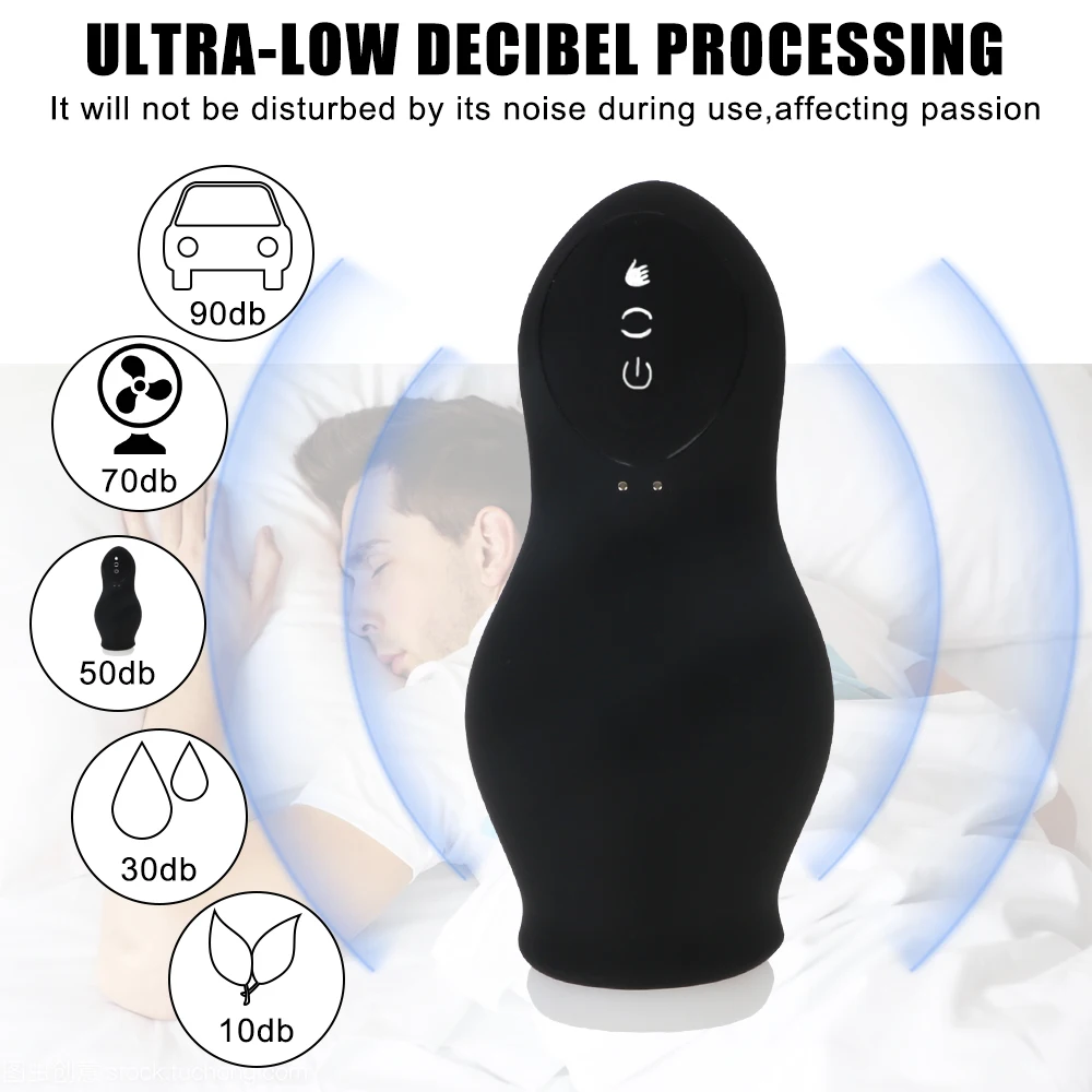 175mm Automatic Sucking Vibrator Male Masturbator Vaginal For Men 18 Penis Enlarger Delay Exerciser Glans Sucker Sucks Sex Toys