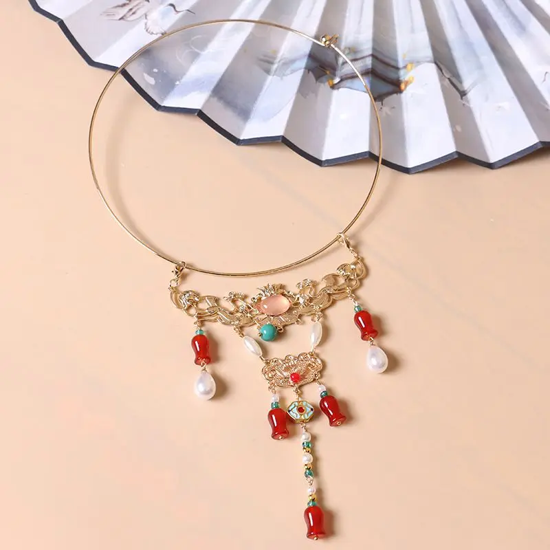 Vintage Ancient Chinese Torque Necklace for Women 2023