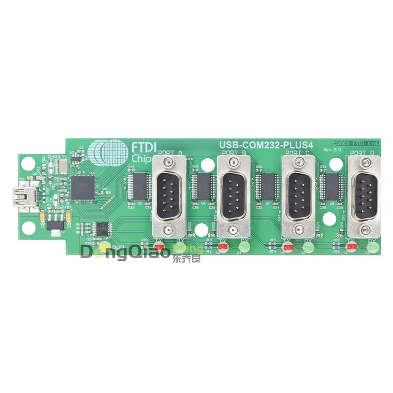 لوحة تطوير USB-COM232-PLUS4 خارج الرف MOD USB HS RS232 محول 4 CH